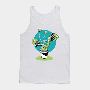 mushroom green Tank Top